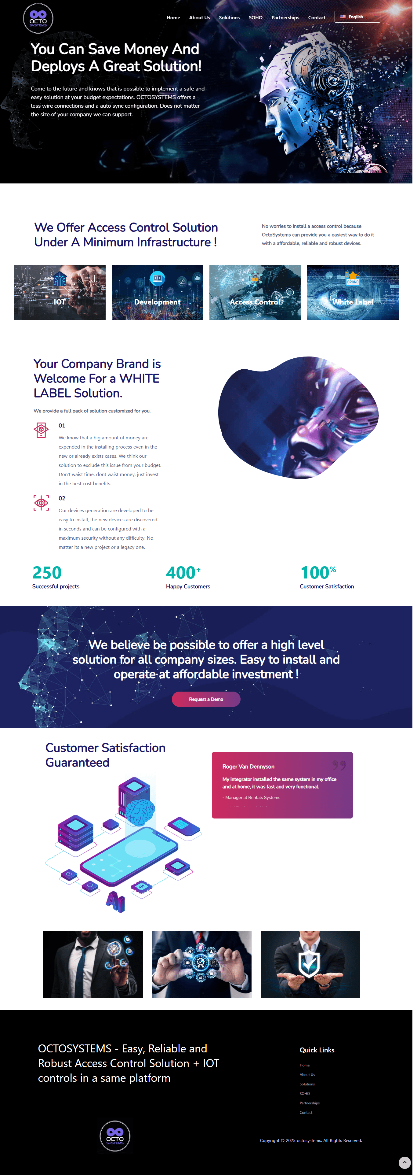 Octosystems Website